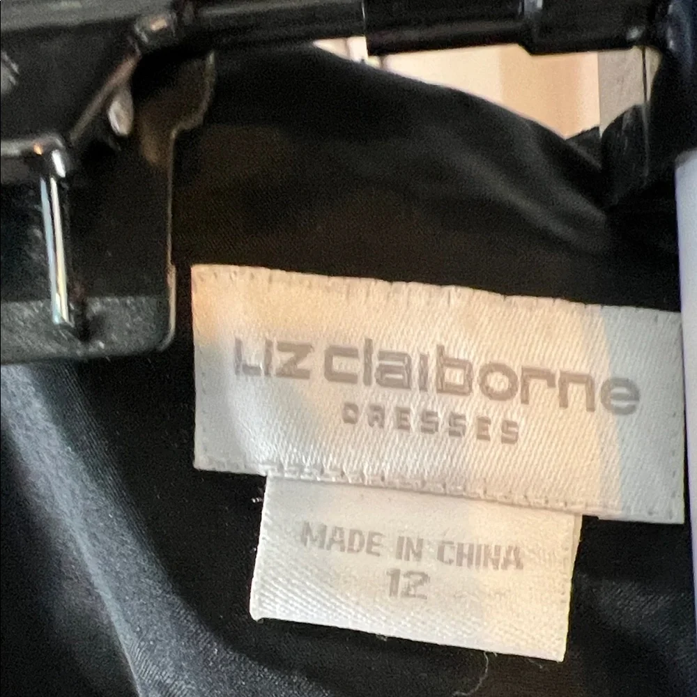 Liz Claiborne Black Midi Dress - Picture 2 of 6